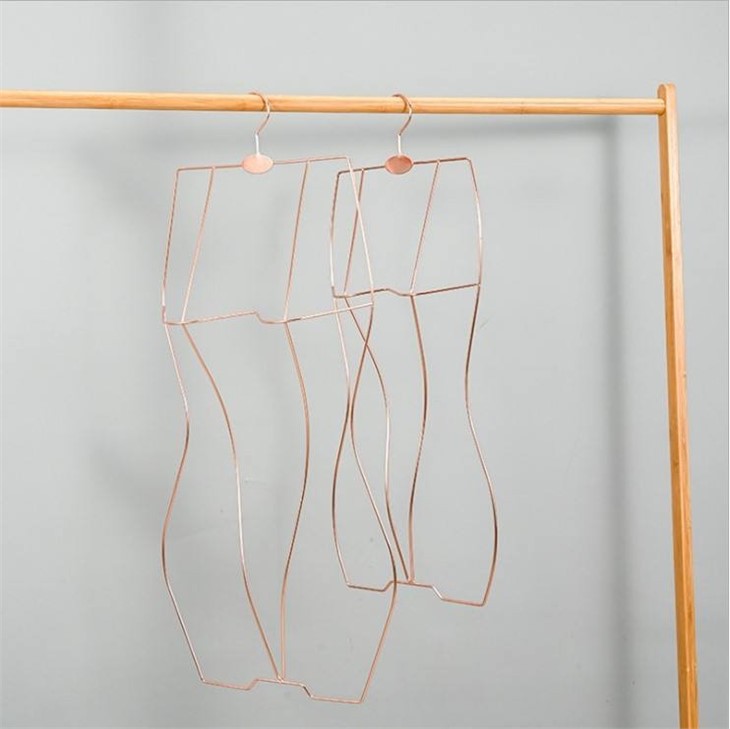 Sales Gold Silver Swimwear Bikini Display Rose Gold Copper Body Metal Hangers